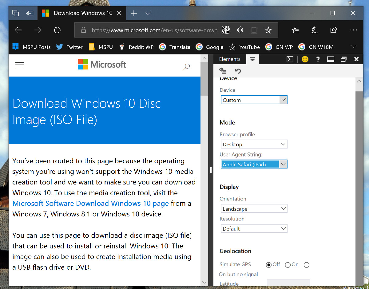 how download windows 10 iso